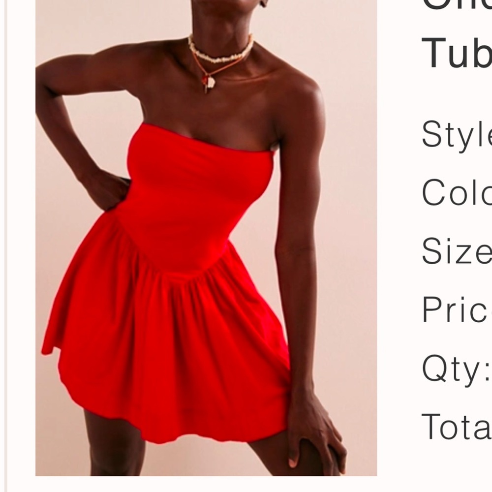 Onda Drop-Waist Tube Mini sz XS